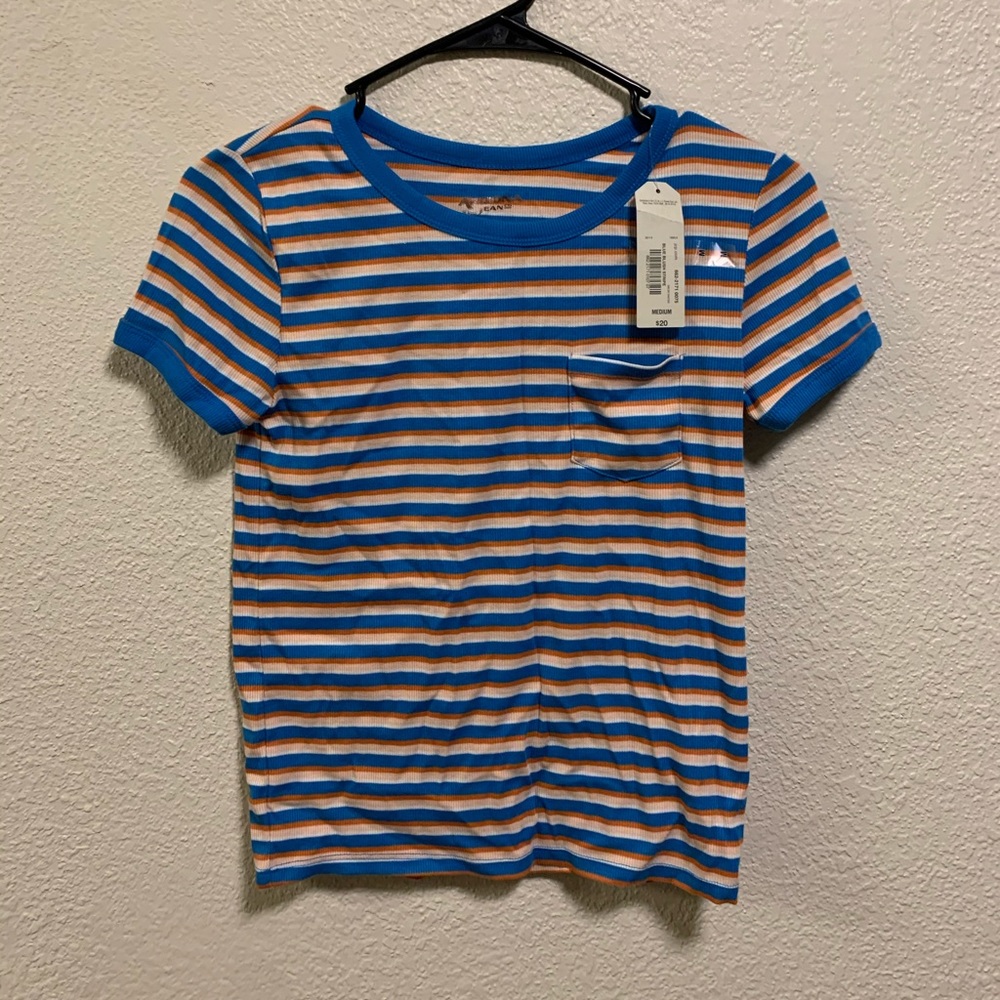 NWT Striped Junior Tee